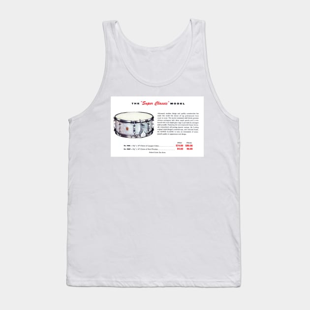 Super Classic Snare Tank Top by Cooltomica